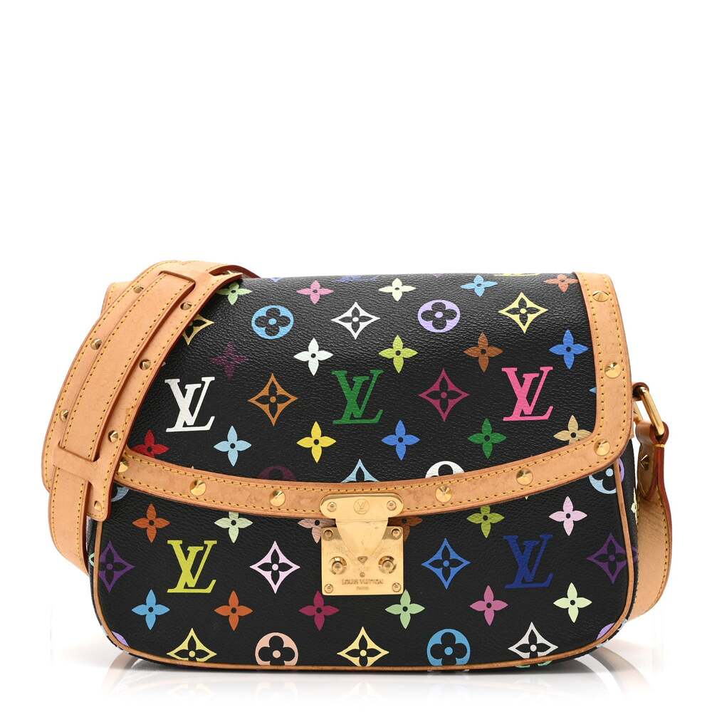 Louis Vuitton Multicolor Sologne Black #262600L15B